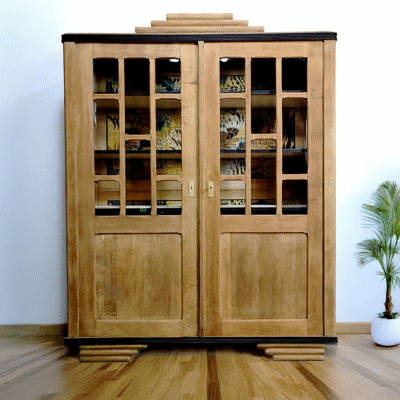 Armoire vitrine de style Art Déco